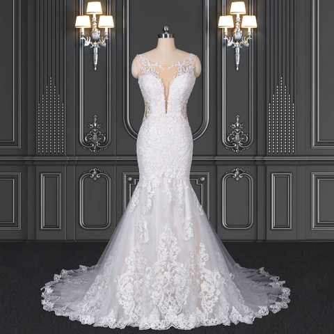 2021 ZZbridal boho style lace bohemian bridal dress